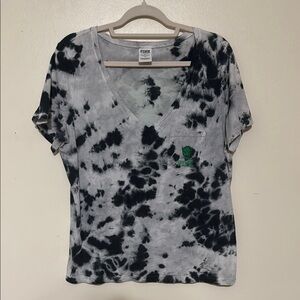 Victoria’s Secret PINK Tie-Dye Marshall University V-Neck size Large